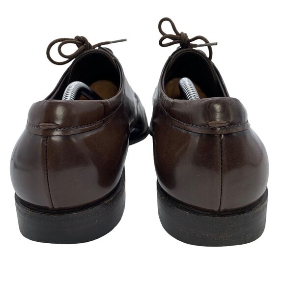 Prada Vintage Lace Up Derby Dress Shoes Men’s Sz UK 8.5 - US 9.5 Brown Leather. - Picture 8 of 13